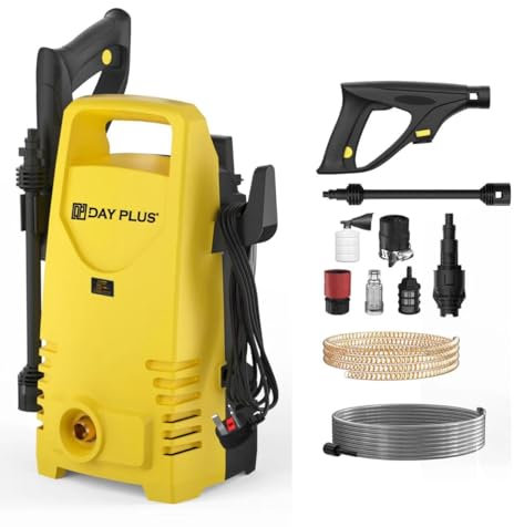 21V portable pressure washer,3000PSI high power high-Pressure Washer,Electric Pressure Washer with built-in water absorption and filtration device,for Cleaning,Cars,Decks,Driveways,Patios,Roof