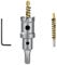 Flintronic Ø25mm Lochsäge Hartmetall-Bohrer, TCT bohrer-Lochsägen, Bi-Metall lochsäge, mit 2 Körner, Hohl-Bohrkrone Set, zum Metall, Edelstahl, Aluminiumlegierung, Kunststoff und Holz