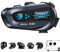 Casque interphone de moto Bluetooth avec microphone antibruit IP56 étanche 600 m Système de communication pour moto