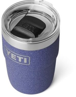 YETI Rambler 8 oz (236 ml) Stackable Cup with Durasip Ceramic Lining, Stainless Steel Vacuum Insulated Coffee Cup with Removable Magslider Lid, Moon Dust
