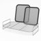 Pack Rejilla doble altura 10L + 2 Mallas Antisalpicaduras protector de resistencia Compatible con Cosori TwinFry 10 L – Accesorios Freidora de Aire – Apto Lavavajillas Pack Rejilla antisalpicaduras