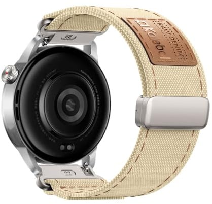 AireWiki Canvas Armbänder Kompatibel mit Nothing CMF Watch Pro 2 Armband Magnetischer Schnalle Sport Verstellbarer Ersatzarmband für Damen Herren Uhrenarmbänder für Nothing CMF Watch Pro 2 Band (2)