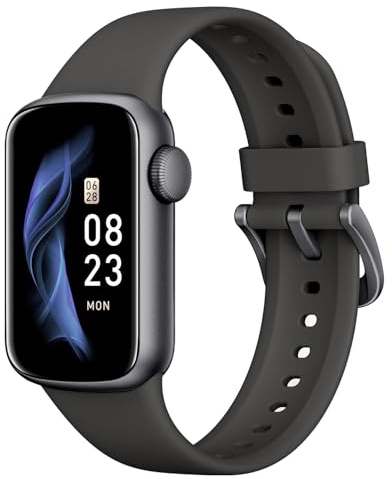 BUTFORFIT Fitness Tracker, 1,47 Zoll HD-Display Fitnessuhr mit 137+ Sportmodi, Smart Watch mit Schlafmonitor Schrittzähler, IP68 Wasserdicht Fitnessuhr für Damen Herren Black