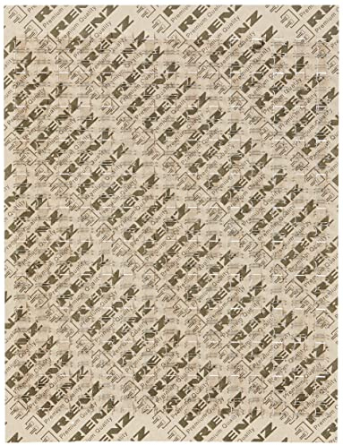 Renz Ring Wire Drahtkamm-Bindeelemente in 3:1 Teilung, 34 Schlaufen, Durchmesser 6.9 mm, 1/4 Zoll, silber glänzend