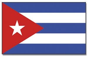 Flaggenking 17048 Kuba/Cuba Flagge/Fahne - wetterfest, mehrfarbig, 150 x 90 x 1 cm