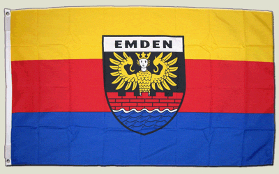 Flagge Deutschland Emden - 90 x 150 cm [Misc.]