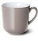 Dibbern Solid Color Becher mit Henkel aus Porzellan, Farbe: Kiesel, Volumen: 0.32 l, 2014400051