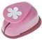 efco 1791286 Stanzer M, Retro Blume Motivstanzer, Kern: Metall, Pink, 7,5 x 5 x 5 cm