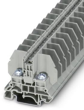 PHOENIX CONTACT RSC 5 Durchgangsklemme mit Bolzenanschlusstechnik, Grau, 0.1 - 10 mm² Querschnitt, 13 mm Breite, 50 Stück