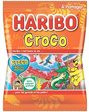 Haribo Bonbons Croco - Le sachet de 280g