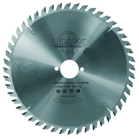 Leman - Lame de scie circulaire D.120 x 20 x ép.1,8/1,2 mm 24 dents