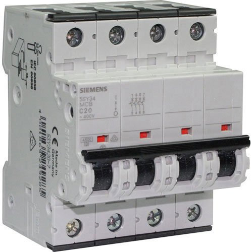 SIEMENS - Disjoncteur électrique tétrapolaire 20A