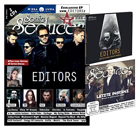 Sonic Seducer 10-2015 mit Editors-Titelstory + 2 CDs, darunter eine exkl. EP zum Editors-Album In Dream + exkl. neuer Song von Letzte Instanz + M'Era Luna Special, Bands: Rammstein, HIM u.v.m.