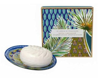 FRAGONARD Santal Cardamome - Savon 150 g et porte-savon