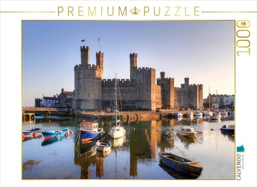 CALVENDO Puzzle Caernarfon Castle | 1000 Teile Lege-Größe 64 x 48 cm Foto-Puzzle für glückliche Stunden