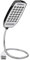 Fdit Luz LED USB Mini 28 LED portátil luz de lectura flexible cuello de cisne USB lámpara de lectura para computadora con interruptor (negro)