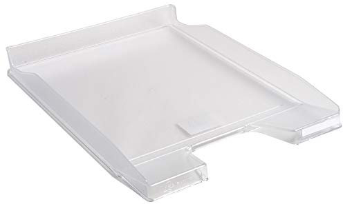 Exacompta 11423D 10er Pack Premium Briefablage Combo Mini DIN A4. Idealer Briefkorb für Ihre Organisation. Robuster und stapelbarer Ablagekorb kristall