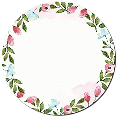 Nastami 50 Sticker blanko Weiße Hochzeit, Aufkleber Hochzeit zum selbst beschriften