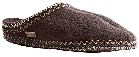 HAFLINGER AS Slipper - Smokey Brown, 41,10 Women/8 Men,611002-63