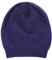 WaySoft 100% Kaschmir Beanie für Damen in Geschenkbox, übergroße Frauen Beanie Mütze - Blau - Einheitsgröße