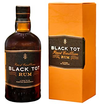 BLACK TOT - Finest Caribbean - Rhum - 46,2% Alcool - Origine : Caraïbes - Bouteille 70 cl