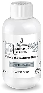 IL BUCATO DI ADELE il bucato che profuma di casa | Profumatore Bucato Lavatrice, Fragranza Bianco Puro, Formato 150 ml