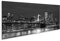 islandburner Bild auf Leinwand Brooklyn Bridge Downtown Wolkenkratzer New York Schwarz Weiß Bilder Wandbilder Poster