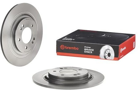 BREMBO 2x Bremsscheibe 08.D221.11 Voll, Kompatibel mit: HYUNDAI KONA, KIA NIRO I, OPTIMA, OPTIMA Sportswagon, SOUL III, SOUL III Cargo