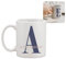 Personalised Tea Coffee Hot Drinks Mug with Initial and Name Design, Personalise for Anyone for Any Occasion