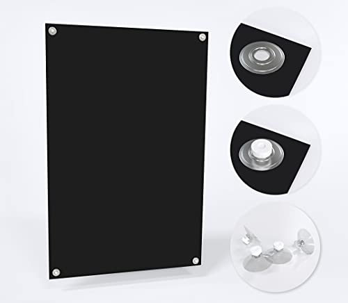 ALOHA Dachfenster Rollo Verdunkelungsrollo Dachfensterrollo für VELUX Dachfenster Thermorollo ohne Bohren mit Saugnäpfen (Schwarz / S08 / 96cm x 115cm)