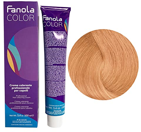 Professionelle Haarfarbe Creme 10.41 Platin Kupfer Aschblond 100ML-FANOLA