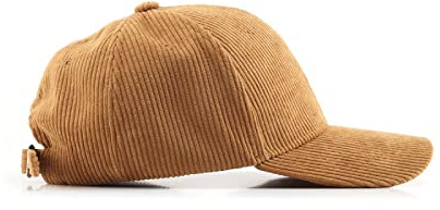 ISWMM Unisex Baseball Cap Cord Sport Fischerhut Schießmütze, braun