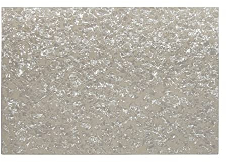 CAZARU Celluloid Aged Pearl Guitar Pickguard Blank Sheet Material Scratch Plate 4Ply für Gitarrenzubehör