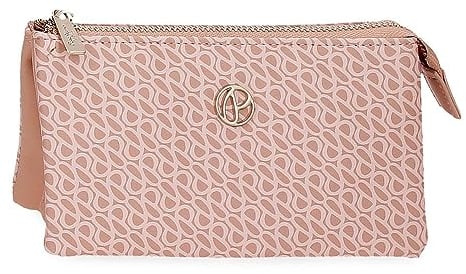 Pepe Jeans Megan Geldbörse mit DREI Fächern, Rosa, 17,5 x 9,5 x 2 cm, Rosa, Talla única, Geldbörse mit DREI Fächern