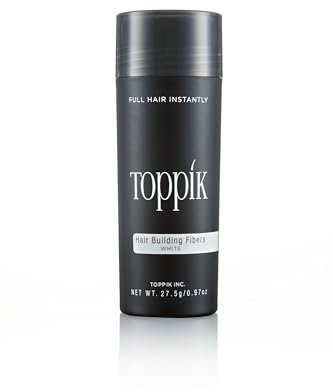 TOPPIK 27,5g Haarfasern Haarverdichter Streuhaar Schütthaar Weiß