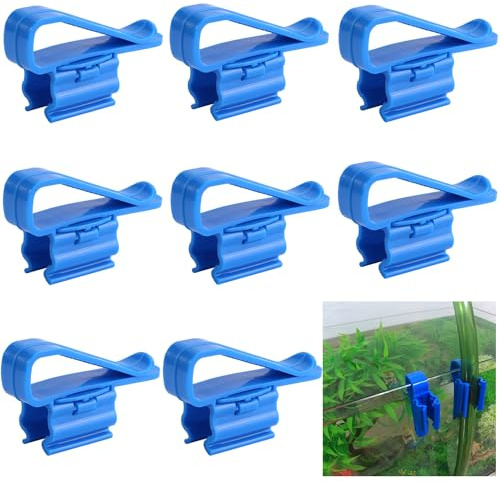 8 Stück Klemme für Aquariumwasserschlauch Clip, Schlauchhalter für Aquarien, verstellbar, zur Befestigung von Wasserschläuchen für Aquarien und Aquarien