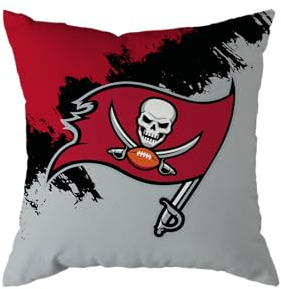 NFL Kissen Tampa Bay Buccaneers Football Cushion Brush Pillow Sofakissen 50x50cm