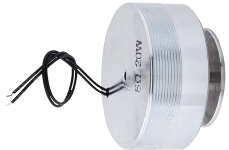 Yctze Resonanzlautsprecher, Vibration Lautsprecher, Bass Vibration Lautsprecher, 2-Zoll-Resonanzlautsprecher, 1 Stück 50MM Ganzfrequenz Lautsprecher Vibrationskraft Bass-Lautsprecher