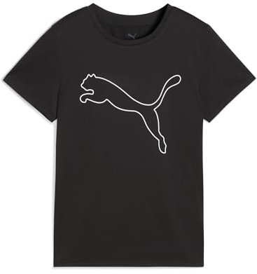 PUMA Unisex W TAD Essential Logo Tee T-Shirts, PUMA Black, XS