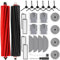 Lot de 26 accessoires pour robot aspirateur Roborock S8 MaxV Ultra, 2 brosses principales, 4 sacs à poussière, 4 chiffons de nettoyage, 4 essuie-glaces, 4 filtres, 6 brosses latérales, 1 brosse de