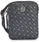 BOSS Herren B ICON Reporter-Tasche mit Monogramm-Muster und Signature-Details aus Metall Dunkelgrau Stck