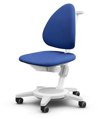 Moll Maximo Kinderschreibtischstuhl | mitwachsend & ergonomisch mit individuell Verstellbarer Sitzfläche und Rückenlehne | Drehstuhl ideal für Schulkinder | langlebig & hochwertig | Made in Germany