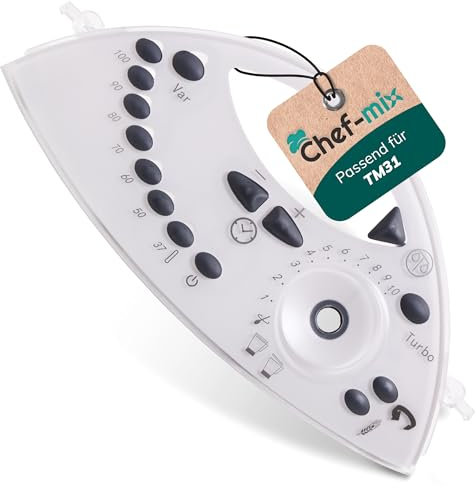 Chef-Mix Panneau de Commande TM31 Remplacement pour Thermоmix Vоrwerk TM31 Panneau Avant du Clavier - Couvercle Frontal Masque du Clavier Thermоmix TM31 Pièces Détachées & Accessoires Bimby TM31