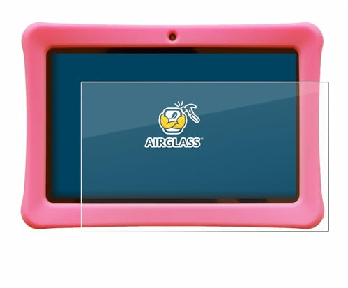 BROTECT Schutzglas für Contixo Kids 7 Tablet | Transparenter Displayschutz Made in Germany Schutzfolie Panzer Folie Glas 9H Anti-Fingerprint Einfache Montage Clear