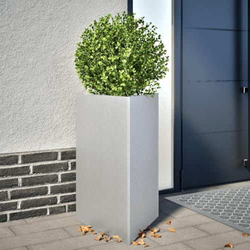 Xichuzi Jardinera Triangular Acero galvanizado 50x43x75 cm, Huerto Urbano Terraza, Jardineras Exterior, Jardineria Maceteros, Mesa De Cultivo, Huerto En Casa - 851181