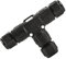 jojofuny 3- Cable Connector Ip68 Outdoor Socket Cable Glands Adapter for Outdoor Tap