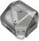 Aulumu A29 Geometric AirPods 4 Case with Lock | Protective Cover with Nylon Buckle | Alloy Armour | Compatible with Apple AirPods 4th (2024) - Translucent Grey