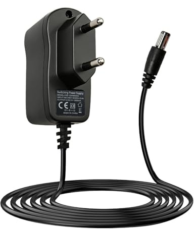 12V DC Netzteil 1A 12W, Netzteil 12V 1A, AC/DC Adapter 100-240V 50-60Hz EU Stecker, 5,5x2,1mm DC Hohlstecker (Mitte +), Kabel 1,8m Stromversorgung für TV-Box LED Router Kamera CCTV stabil leise