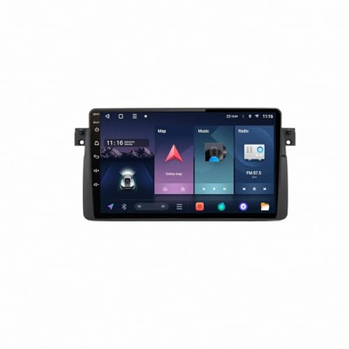 Car Display Screen for BMW 3-Series 3 Series E46 1998-2006 Android 15 9 Inches Car Radio Touch Screen Steering Wheel Controls For, 4 Core 2G+32G