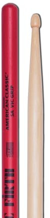 Vic Firth - Bacchette per Batteria Serie American Classic® - 5AVG VicGrip - Hickory Americano - Punta di Legno